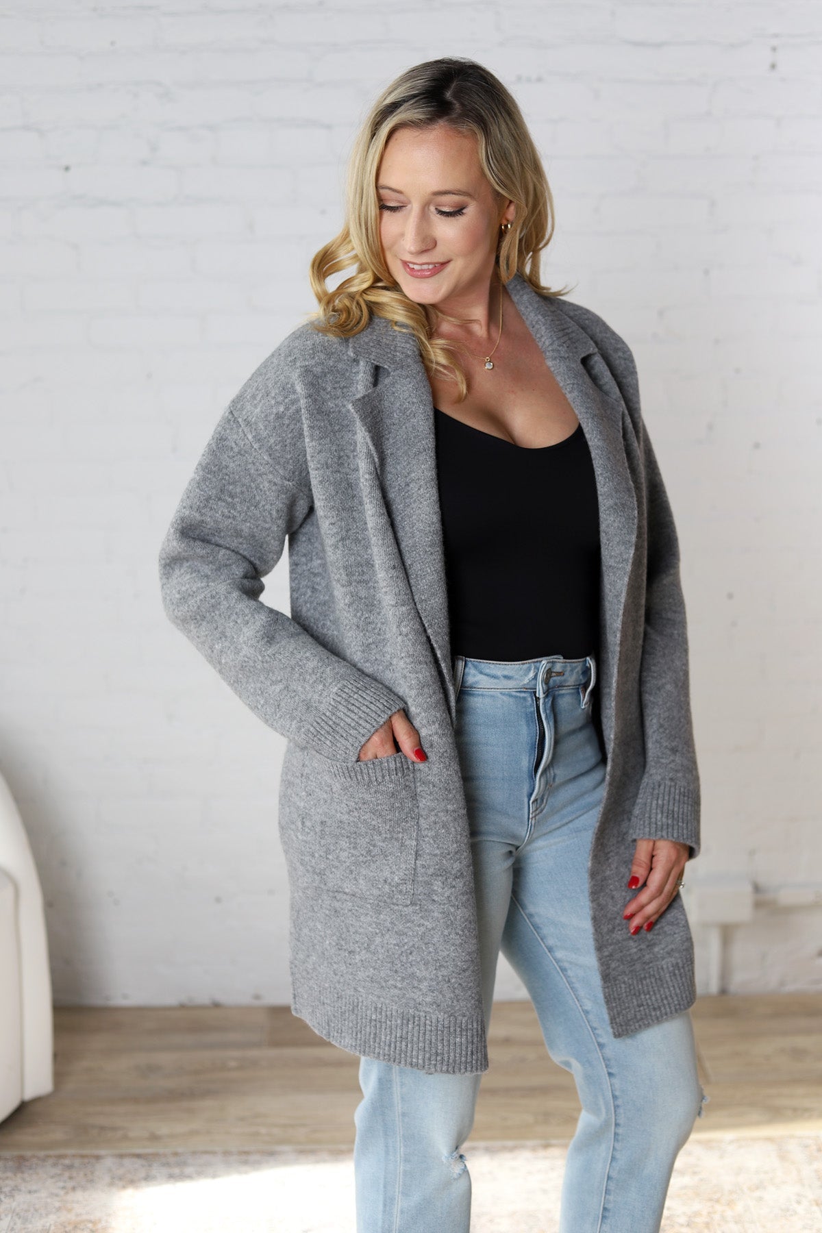 Halle Oversized Open Coatigan