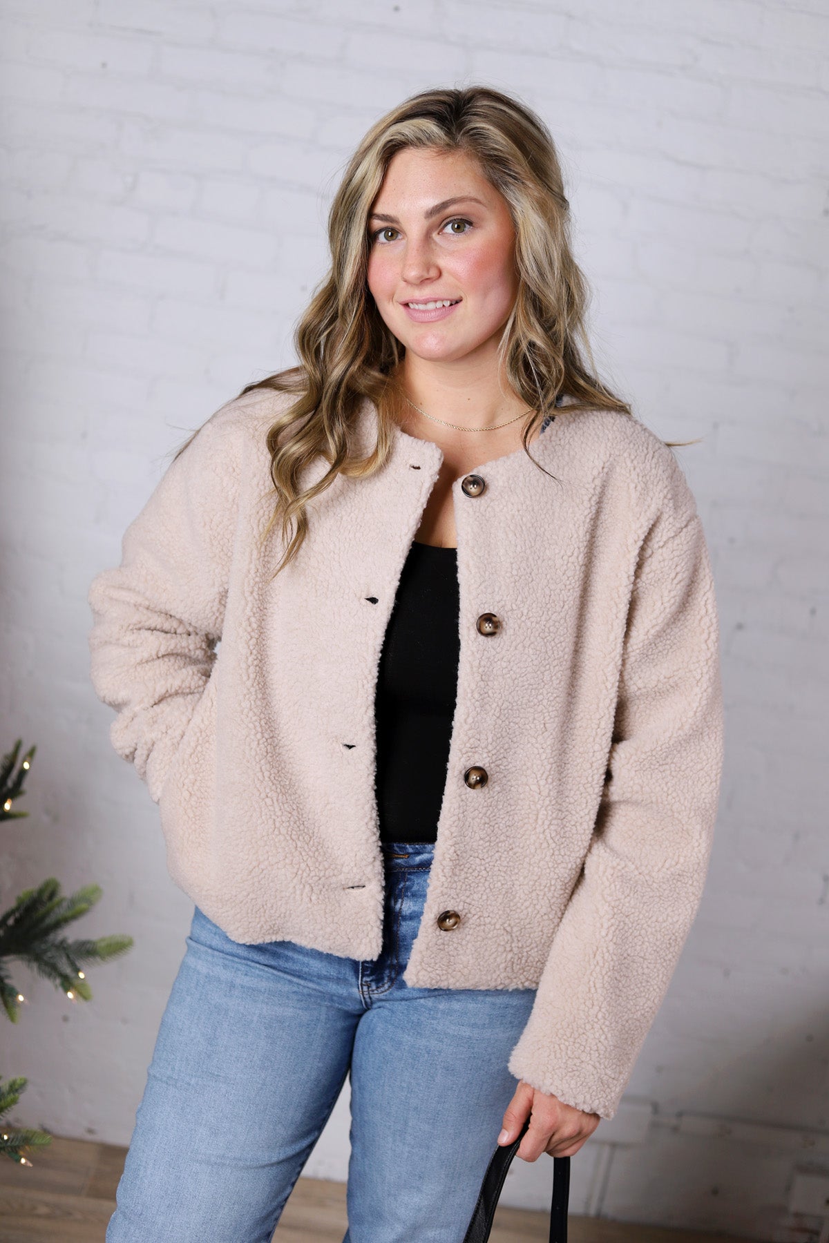 Haloa Sherpa Jacket - Oatmeal