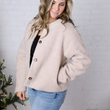 Haloa Sherpa Jacket - Oatmeal
