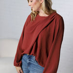 Harlowe Shoulder Shirring Detail Blouse