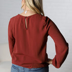 Harlowe Shoulder Shirring Detail Blouse