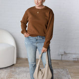 Harper Classic Fit Fleece Sweatshirt - Dust - FINAL SALE