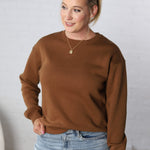 Harper Classic Fit Fleece Sweatshirt - Dust - FINAL SALE