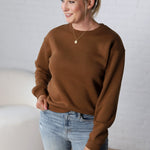 Harper Classic Fit Fleece Sweatshirt - Dust - FINAL SALE