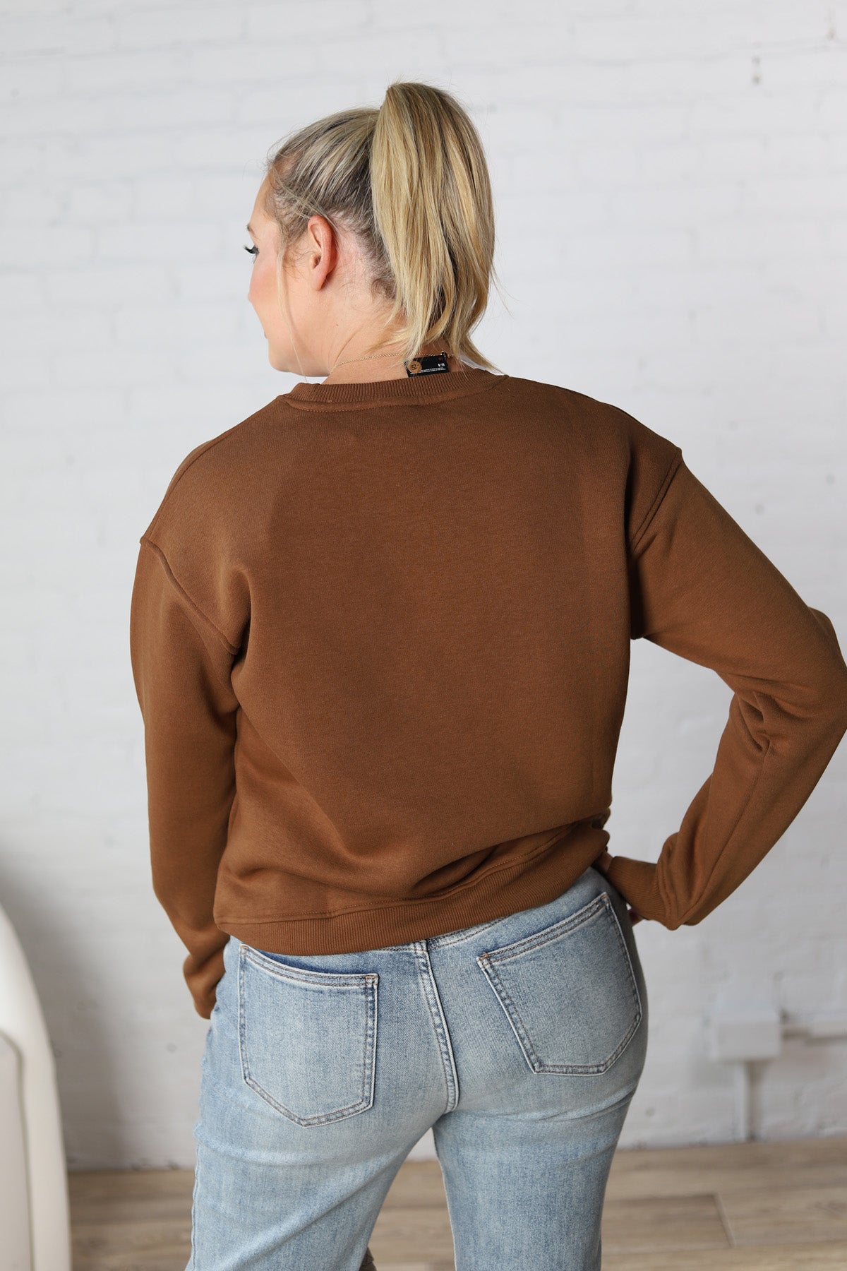 Harper Classic Fit Fleece Sweatshirt - Dust - FINAL SALE