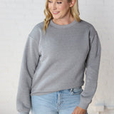 Harper Classic Fit Fleece Sweatshirt - Grey