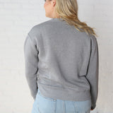 Harper Classic Fit Fleece Sweatshirt - Grey