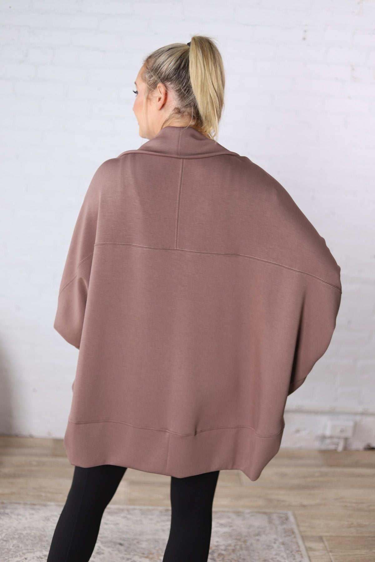 Hayli Ultra Soft Cocoon Cardigan - Taupe