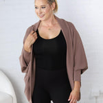 Hayli Ultra Soft Cocoon Cardigan - Taupe