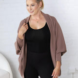 Hayli Ultra Soft Cocoon Cardigan - Taupe