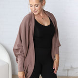 Hayli Ultra Soft Cocoon Cardigan - Taupe