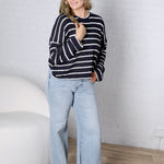 Hedra Low Rise Wide Leg Raw Cut Hem - Risen Jeans