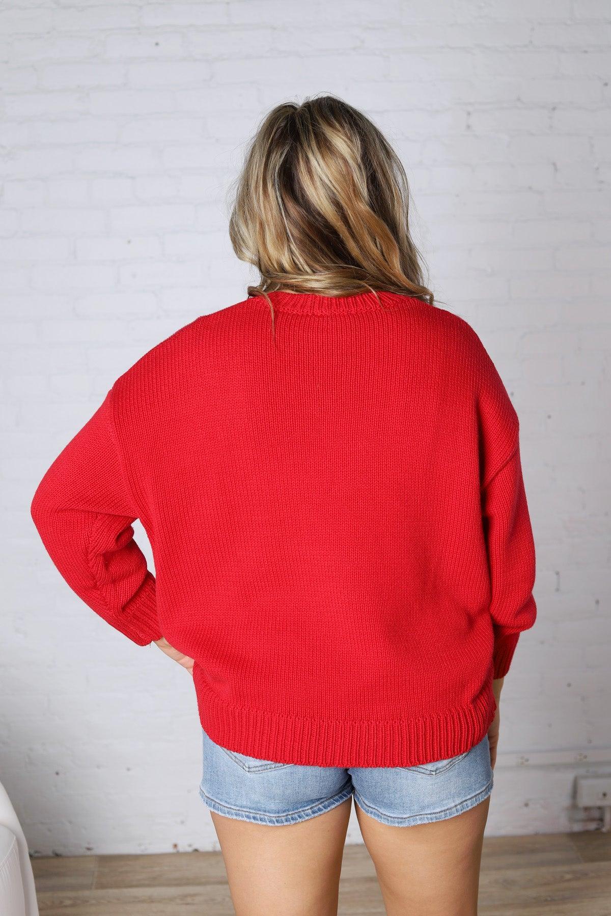 Hensley USA Long Sleeve Oversized Sweater FINAL SALE