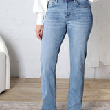 Idalia Straight Leg Denim - Absolute Zero