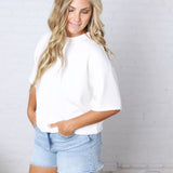 Emma Modal Luxe Basic Top - Cream