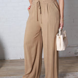 Elowyn Line Wide Leg Pant - Coco