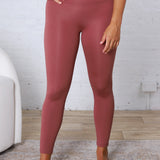 Maelle Cloud Light Contour High-Waisted Leggings - Rosewood
