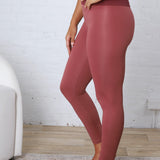 Maelle Cloud Light Contour High-Waisted Leggings - Rosewood