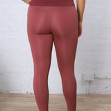 Maelle Cloud Light Contour High-Waisted Leggings - Rosewood