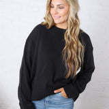 Esti Loose Fit Sweater - Navy