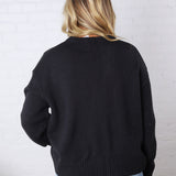 Esti Loose Fit Sweater - Navy