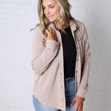 The Lewis Shirt - Soft Brown Heather