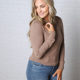 The Stacy Top - Latte