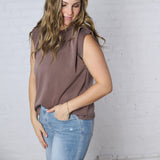 Tamsin Tucked Shoulder Detail Top