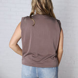 Tamsin Tucked Shoulder Detail Top