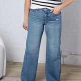 Willa Mid Rise WL Vintage Wash Denim - Vintage Blue