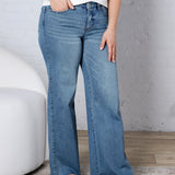 Willa Mid Rise WL Vintage Wash Denim - Vintage Blue