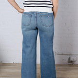 Willa Mid Rise WL Vintage Wash Denim - Vintage Blue