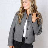 KUT - Ever Long Sleeve Jacket – Charcoal