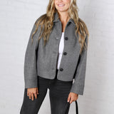 KUT - Ever Long Sleeve Jacket – Charcoal