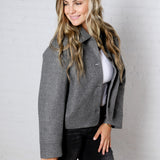 KUT - Ever Long Sleeve Jacket – Charcoal