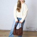 Pina Crewneck Soft Knit Sweater - Yellow White
