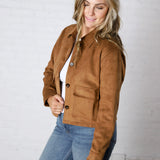 Ameline Faux Suede Jacket