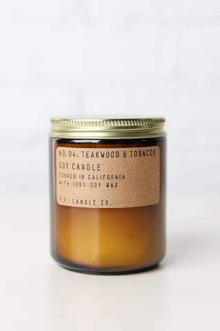 Teakwood & Tobacco - P.F. Candle Co