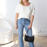 Idalia Straight Leg Denim - Absolute Zero FINAL SALE