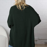 Imara Batwing Sleeve Cardigan - Hunter Green