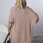 Imara Batwing Sleeve Cardigan - Taupe