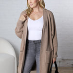 Imara Batwing Sleeve Cardigan - Taupe