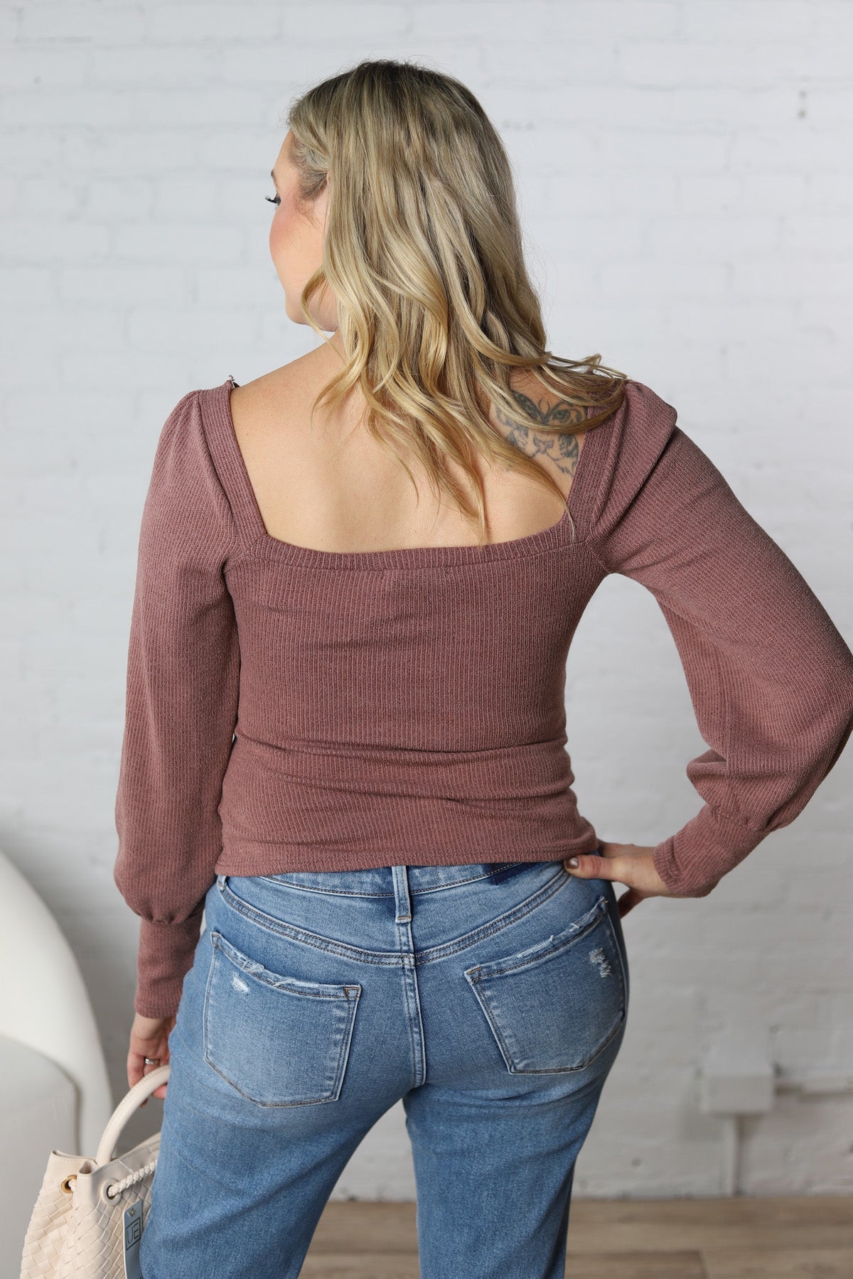 Inara Puff Sleeve Square Neck Top