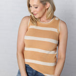 Inaya Striped Sweater Tank