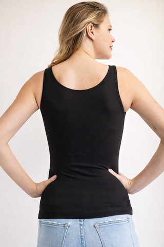 Isla Butter Soft Sleeveless Tank - Black