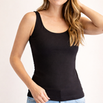 Isla Butter Soft Sleeveless Tank - Black