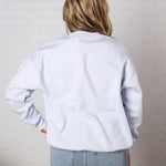 Islyn Oversized Fleece Sweatshirt - Halogen Blue