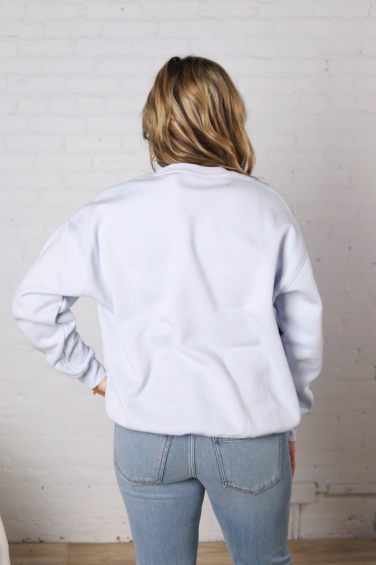 Islyn Oversized Fleece Sweatshirt - Halogen Blue