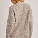 Ismarie Button Down Cardigan - Latte