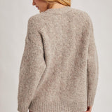 Ismarie Button Down Cardigan - Latte FINAL SALE